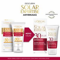 Protetor Solar Facial L'Oréal Paris Solar Expertise Antirrugas Textura Creme FPS 30 40g