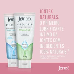 Gel Lubrificante Íntimo Jontex Naturals Original H2O 100g