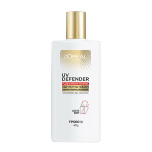 Protetor Solar Facial L'Oréal Paris Uv Defender Fluído FPS 60 40g