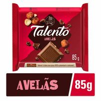 Chocolate Garoto Talento ao Leite com Avelãs 85g