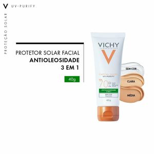 Protetor Solar Vichy Capital Soleil Uv-Purify Clara Fps70 40g