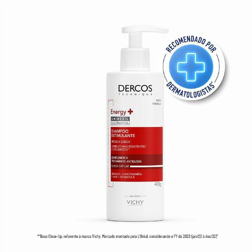 Shampoo Estimulante Vichy Dercos Energy+ 400g