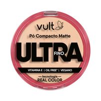 Pó Compacto Matte Tradicional Vult Ultra Fino V410 9g