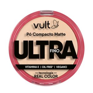 Pó Compacto  Matte Tradicional Vult Ultra Fino V420 9g