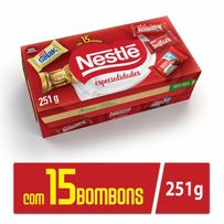Bombom Nestlé Especialidades Sortido Caixa 251g