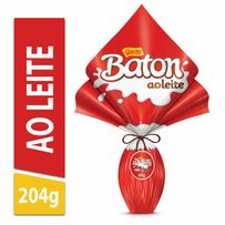 Ovo de Pascoa Garoto Baton Chocolate ao Leite 204g