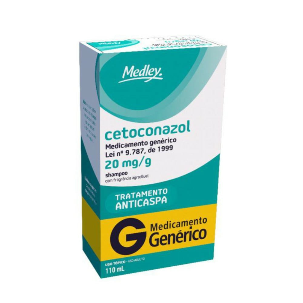 Cetoconazol 20mg/ml Medley Shampoo 110ml