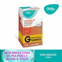 Cloridrato De Bromexina 8mg/5ml Medley Xarope 120ml
