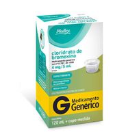 Cloridrato De Bromexina 4mg Medley Xarope 120ml