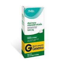 Dipirona 500mg Medley 30 Comprimidos