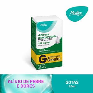 Dipirona 500mg/ml Medley Gotas 20ml