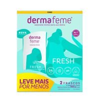 Sabonete Líquido Íntimo Dermafeme Fresh 2 Unidades De 200ml Cada