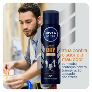 Desodorante Antitranspirante Aerosol Nivea Stress Protect Masculino 150ml
