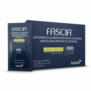 Fascia Sabor Abacaxi Biolab 30 Saches de 11g Cada