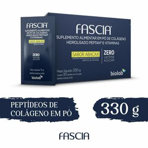 Fascia Sabor Abacaxi Biolab 30 Saches de 11g Cada