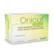 Fortalecedor de Unhas Onicut Biolab 60 Cápsulas