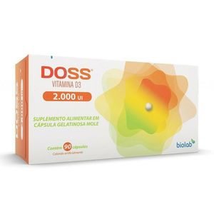 Vitamina D3 Doss D3 2000IU 90 Capsulas