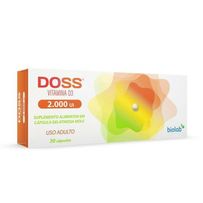 Vitamina D3 Doss 2000IU Biolab 30 Cápsulas