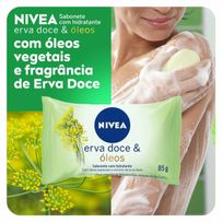 Sabonete em Barra Nivea Hidratante Erva Doce Promo 6 Unidades de 85g Cada