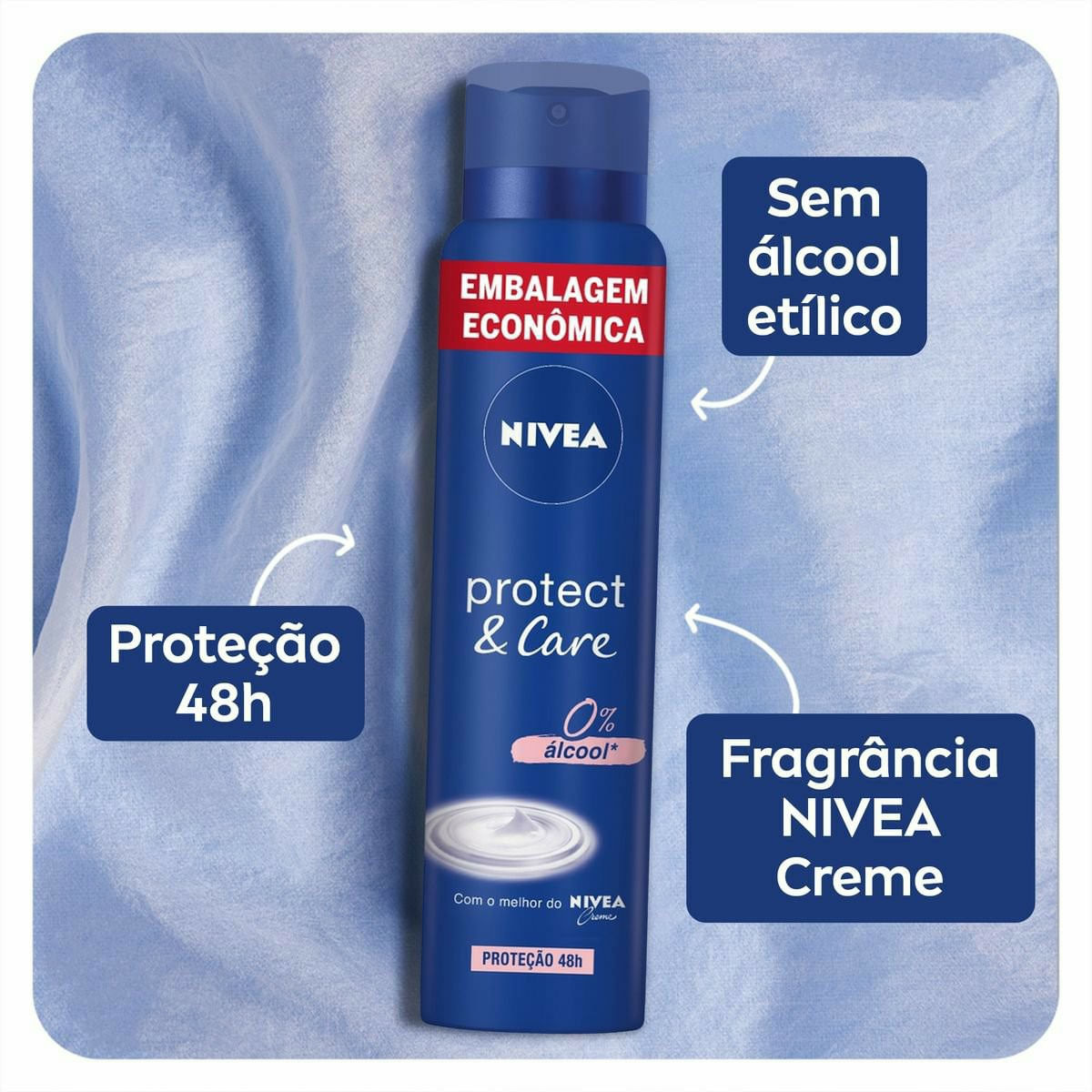 Desodorante Antitranspirante Aerosol Nivea Active Dry Comfort