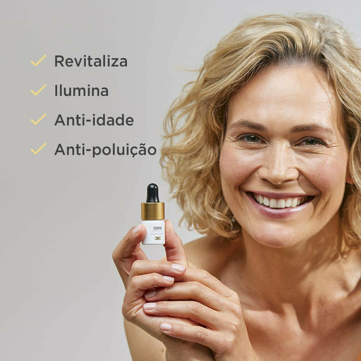 Encontraproduto.com.br - Sérum Facial Isdinceutics Flavo-C Forte 5,3ml - 3 unidades