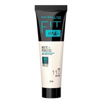 Base Líquida Maybelline NY Fit Me Matte FPS22 Cor 110 30ml