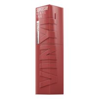 Batom Líquido Longa Duração Maybelline Ny Super Stay Vinyl Ink Peppy 4,2ml