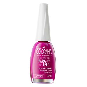 Esmalte Colorama Cremoso Universo Paralelo Rosa Player Enigmático 8ml