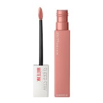 Batom Líquido Longa Duração Maybelline SuperStay Matte Ink 60 Poet 5ml