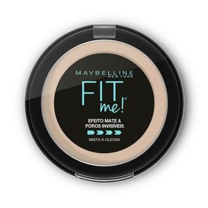 Pó Compacto Loreal Fit Me B01 Super Claro Bege