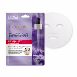 Máscara Facial Preenchedora L'Oréal Paris Revitalift Hialurônico 30G