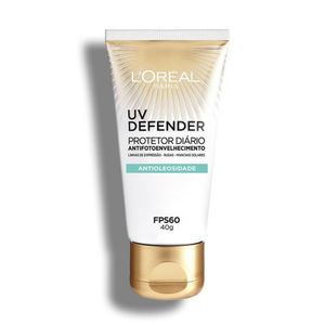 Protetor Solar Facial L'Oréal Paris Uv Defender Antioleosidade FPS60 40g