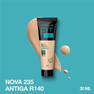 Base Líquida Maybelline NY Fit Me Matte FPS22 Cor 235 30ml