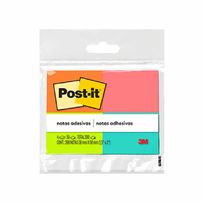 Pos It 3M Blocos de Notas Tropical 4 Blocos de 38 mm x 50 mm - 50 folhas Cada