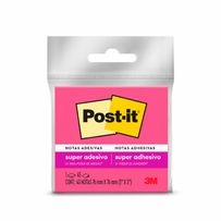 Pos It 3M Blocos de Notas Rosa 1 Bloco de 76 mm x 76 mm - 45 Folhas