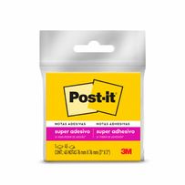 Pos It 3M Blocos de Notas Amarelo Neon 1 Bloco de 76 mm x 76 mm - 45 Folhas