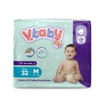 Fralda V.Baby Dia e Noite Mega M 32 Unidades