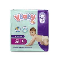 Fralda V.Baby Dia e Noite Mega G 28 Unidades