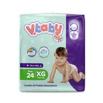 Fralda V.Baby Dia e Noite Mega XG 24 Unidades