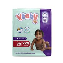 Fralda V.Baby Dia e Noite Mega XXG 20 Unidades