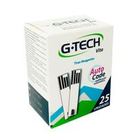 Tiras Reagentes G-Tech Vita Auto Code 25 Unidades