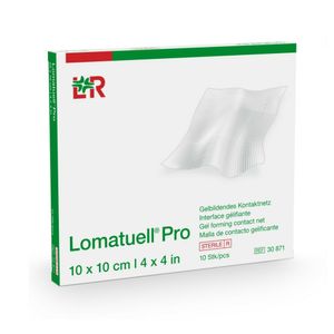 Curativo Lohmann & Rauscher Lomatuell Pro Cobertura Gaze Parafinada Hidrocoloide 10x10cm 1 Unidades