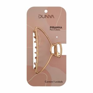 Prendedor De Cabelo Dunya Dourado Rosê 1033 - 1 Unidade