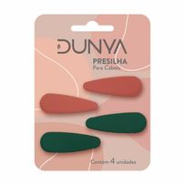 Presilha Para Cabelo Dunya Touch Sólido 1002 - 4 Unidades