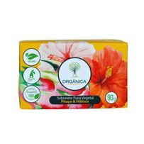 Sabonete em Barra Orgânica Puro Vegetal Pitaya e Hisbisco 90g