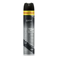Desodorante Antitranspirante Aerosol Above Men Extreme 72h Black 200ml