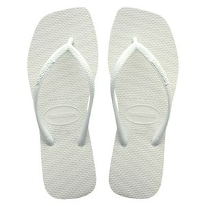 Sandálias Havaianas Slim Square Branca 33/34