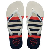 Sandálias Havaianas Top Nautical Branco/ Branco/ Marinho 37/38