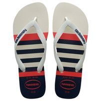 Sandálias Havaianas Top Nautical Branco/ Branco/ Marinho 43/44