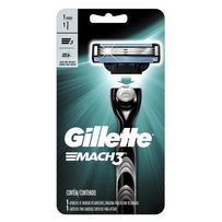 Aparelho de Barbear Gillette Mach3 1 unidade + 1 Carga